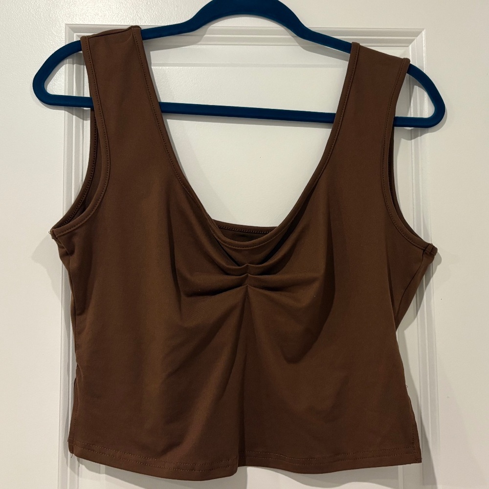 Brown Tank Top